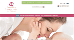 Desktop Screenshot of fertilitytexas.com